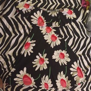 Skater skirt  off shoulder floral dress
